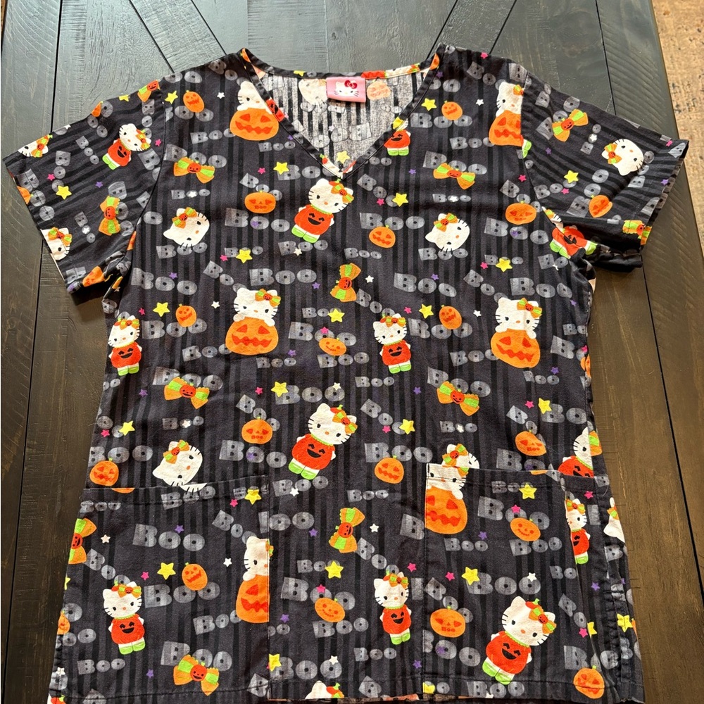 Hello Kitty Black and Pink Short Sleeve Tee